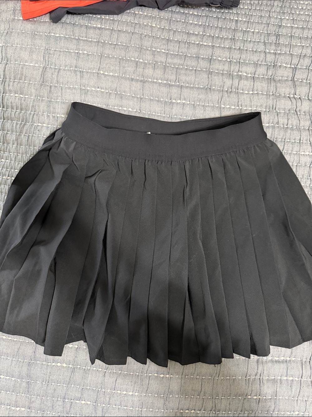 lululemon athletica Black Pleated Active Skort